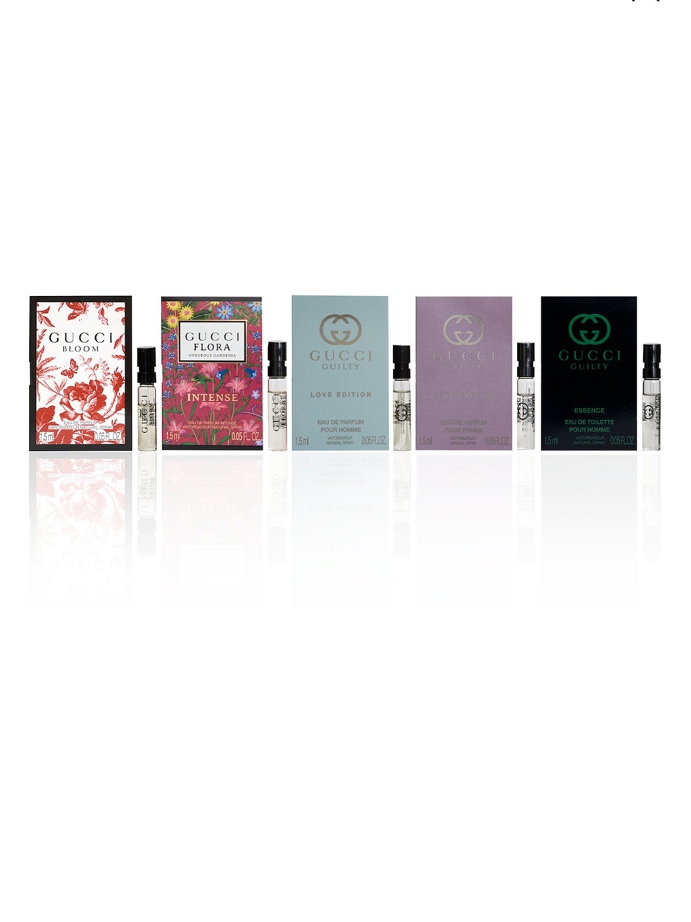 5 Gucci perfume sampler bundle- NEW